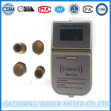 Compteur d&#39;eau prépayée Dn15mm pour carte RF Compteur d&#39;eau ménagère